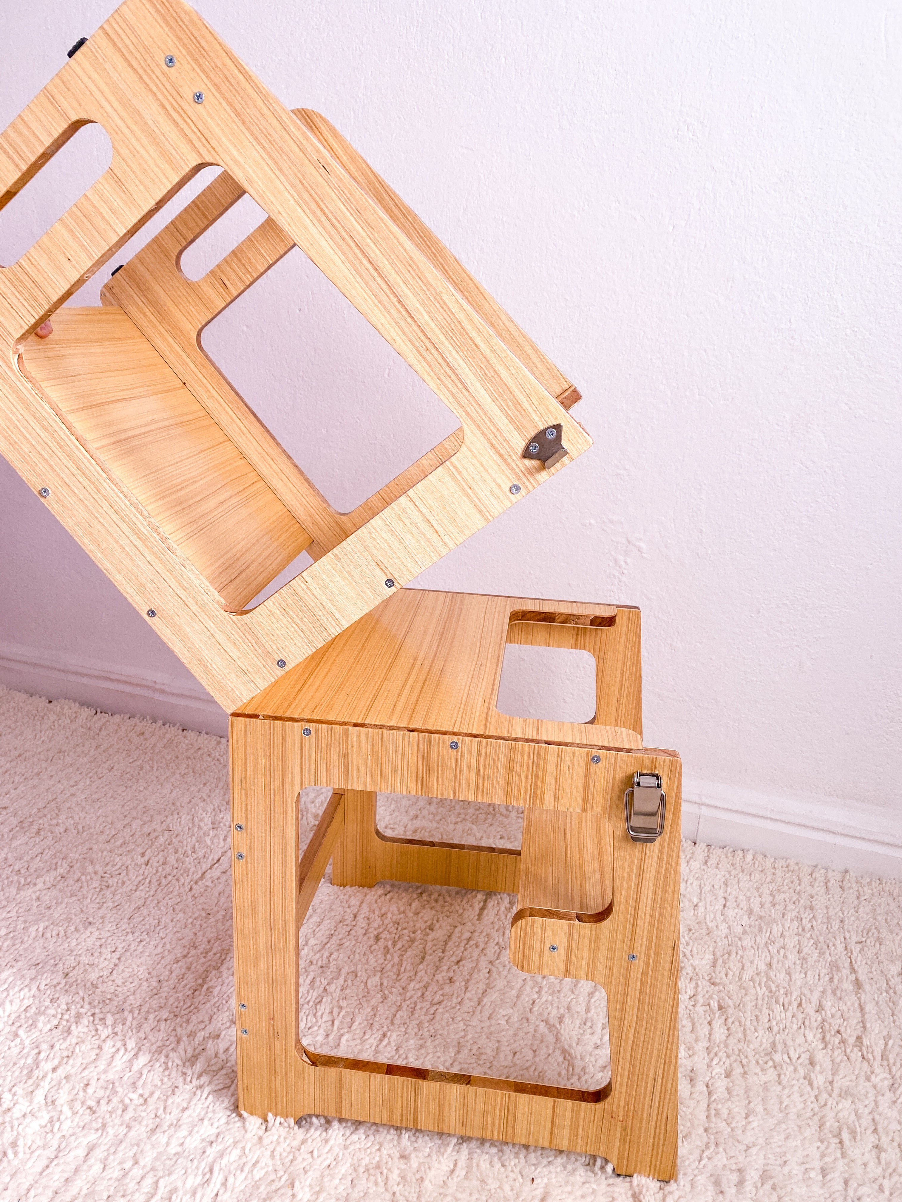 Tabouret de cuisine 4 en 1 pour enfants